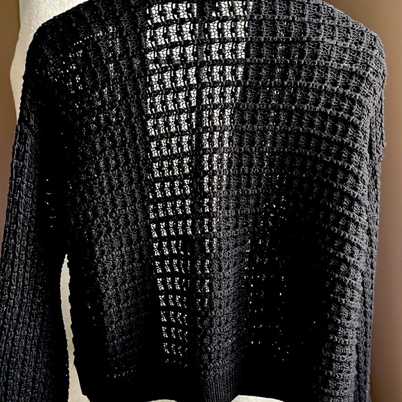 Banana Republic black cotton cardigan - Picture 6 of 11